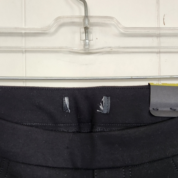 Reitmans Black Pull On Ponte Leggings Black Skinny Pants New NWT Office Capsule - Picture 6 of 11